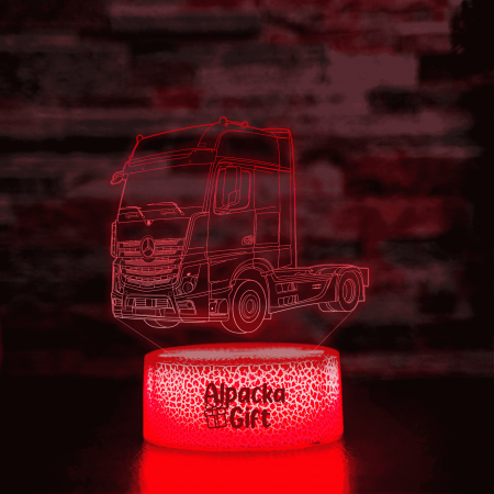 Lampă 3D - Cap Tractor Mercedes [4]