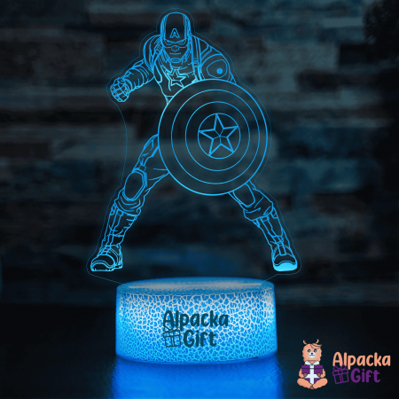 Lampă 3D - Capitan America [1]