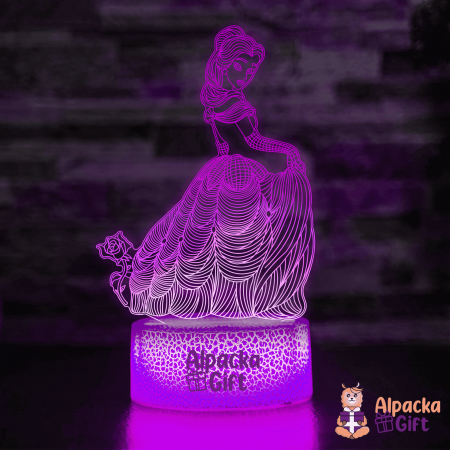 Lampă 3D - Prințesă [2]