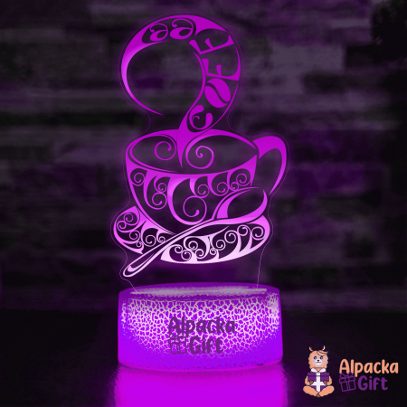 Lampă 3D - Ceașcă de Cafea [2]