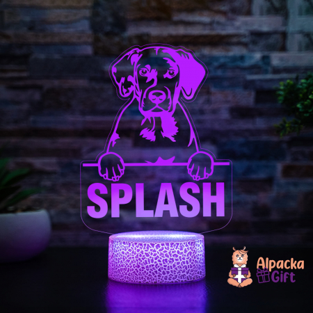 Rase de Caini - Lampă 3D - Catahoula