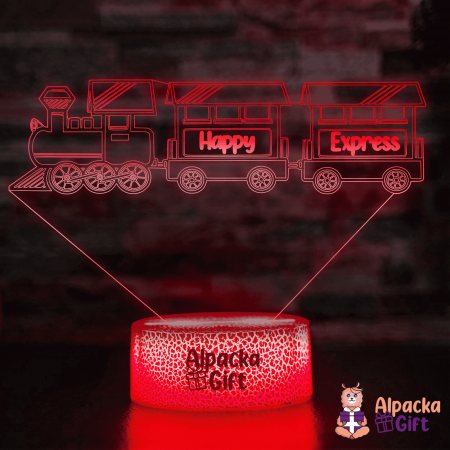 Lămpi 3D - Lampă 3D Tren