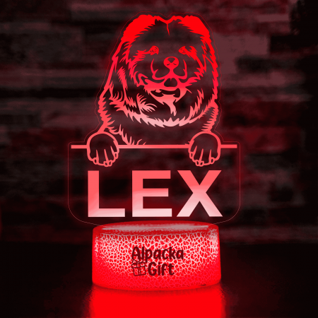 Lampă 3D - Chow Chow [1]