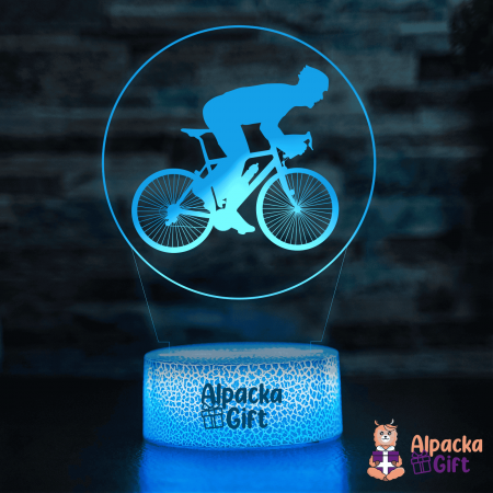 Sportivi - Lampă 3D - Ciclism