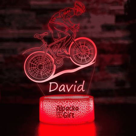 Pentru Meserii - Lampă 3D -  Mountain Bike