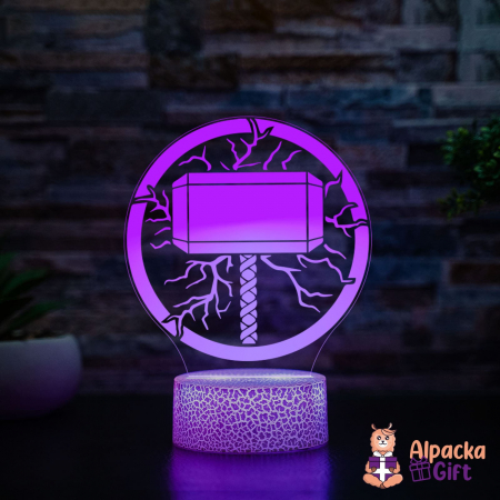 Lampa 3D - Ciocan Thor 2 [1]