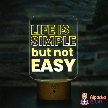 Lămpi 3D - Lampă 3D - Citat motivațional 3