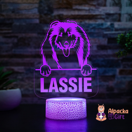 Lampă 3D - Collies [2]