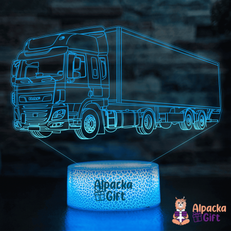 Lămpi 3D - Lampă 3D - Commercial Truck 2