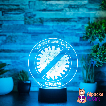 Lampă 3D Covid 19 [2]