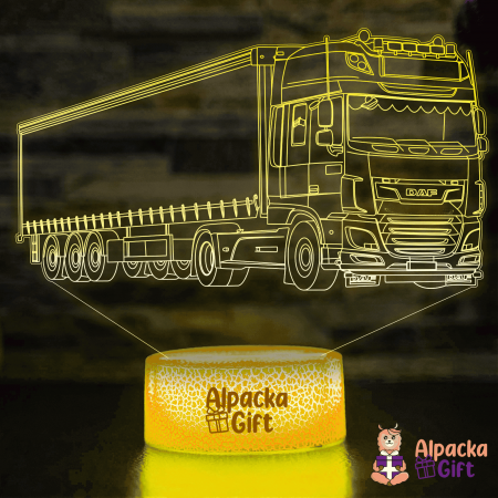 Pentru Meserii - Lampă 3D DAF XF 460 FT - Camion