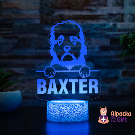 Lampă 3D - Dandie Dinmont Terriers [2]