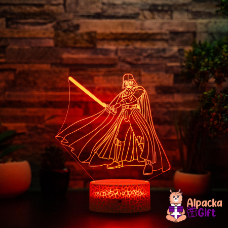 Personaje si Supereroi - Lampă 3D Darth Vader
