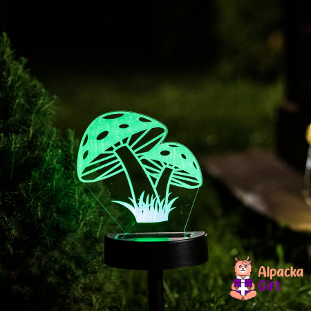 Lampi 3D de Gradina - Lampa 3D de Gradina - Ciuperci