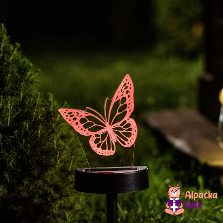 Lampa 3D de Gradina - Fluture [2]
