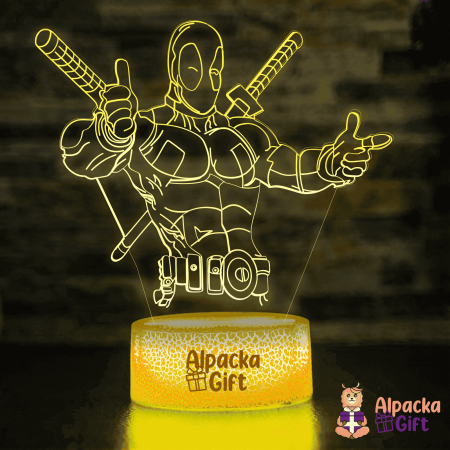 Lampa 3D -Deadpool [4]