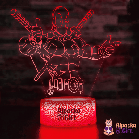 Lampa 3D -Deadpool [2]
