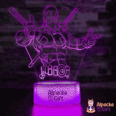 Lampa 3D -Deadpool [3]