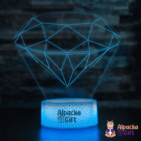 Lămpi 3D - Lampă 3D - Diamant