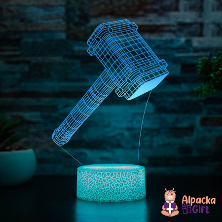 Lampa 3D - Ciocan Thor 1 [1]