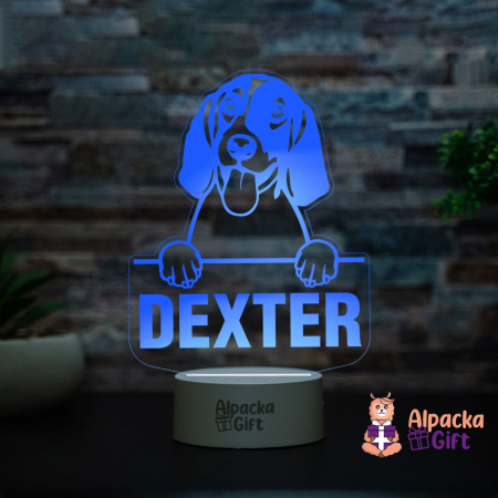 Lampă 3D English Foxhound [2]
