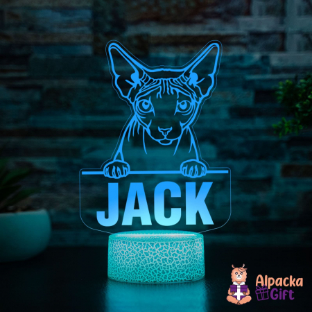 Lampă 3D - Don Sphynx [2]