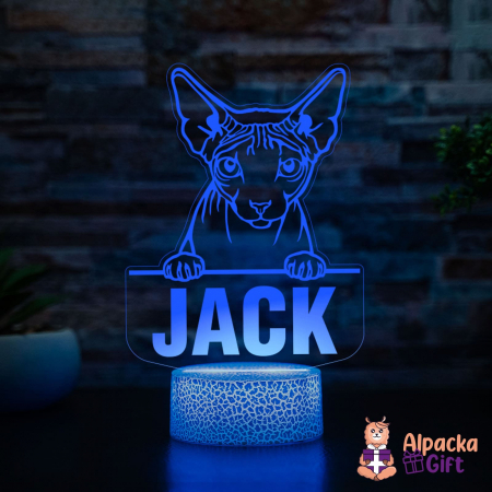 Lampă 3D - Don Sphynx [4]