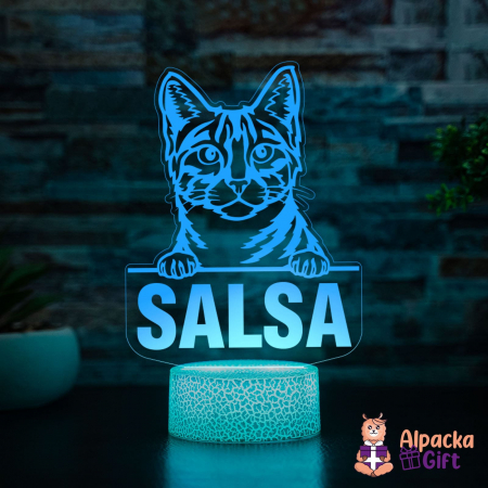 Lampi 3D Animale - Lampă 3D - Egyptian Mau