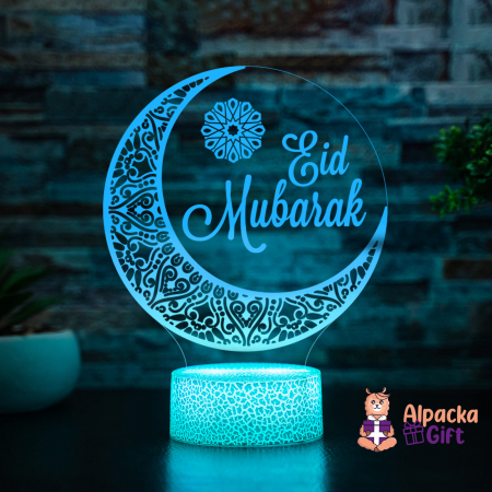 Lampă 3D Eid Mubarak [3]