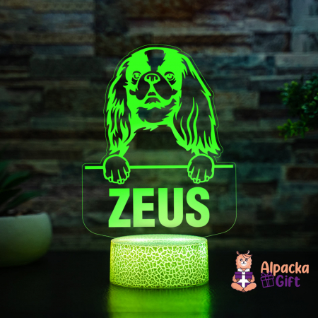 Lampă 3D - Toy Spaniel Englez (English Toy Spaniel) [3]