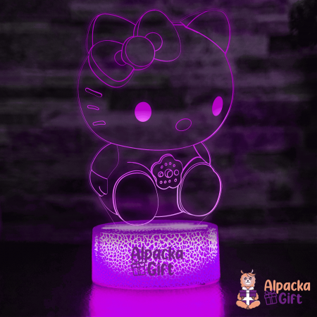 Lampă 3D - Hello Kitty [3]