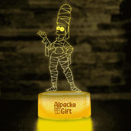 Halloween - Lampa 3D - Marge Simpson
