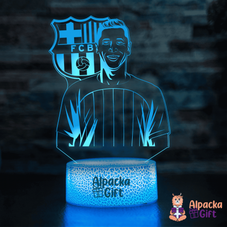 Fotbal - Lampa 3D - Robert Lewandowski