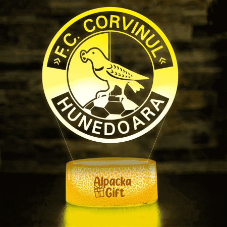 Fotbal - Lampa 3D - FC Corvinul Hunedoara