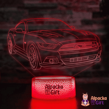 Lampă 3D - Ford Mustang [2]