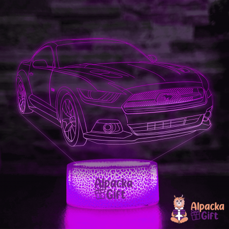 Lampă 3D - Ford Mustang [4]