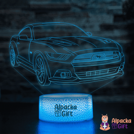 Mașini - Lampă 3D - Ford Mustang