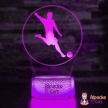 Sportivi - Lampă 3D - Fotbal