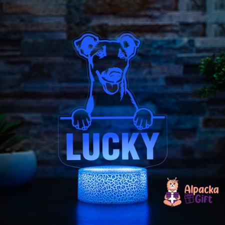 Lampă 3D Fox Terriers (Smooth) [4]