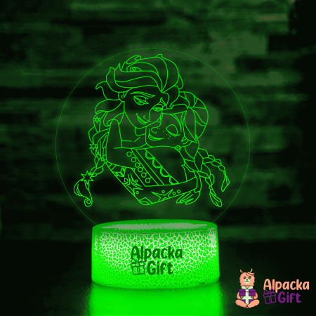 Personaje si Supereroi - Lampa 3D - Frozen