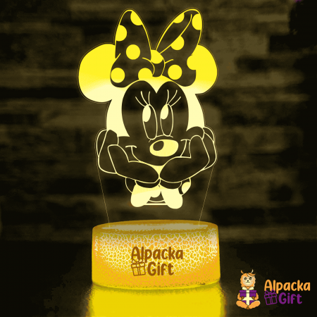 Pentru copii - Lampa 3D - Minnie Mouse