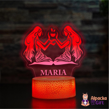 Horoscop - Lampă 3D Zodia Gemeni