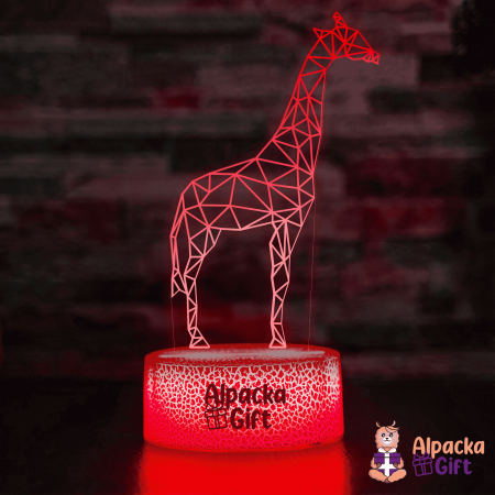 Lampi 3D Animale - Lampă 3D - Girafă