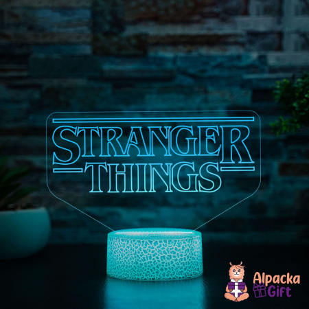 Personaje si Supereroi - Lampă 3D Stranger Things