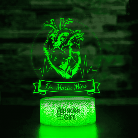 Lampă 3D - Inimă Doctor [4]