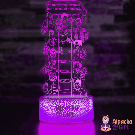 Lampă 3D - Profesori [2]
