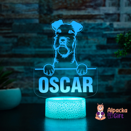 Lampă 3D - Terrier Irlandez (Irish Terrier) [4]