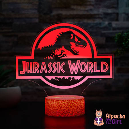 Lampă 3D Jurassic World [3]