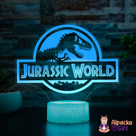 Lampă 3D Jurassic World [4]