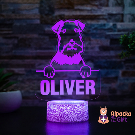 Lampă 3D - Lakeland Terrier [3]